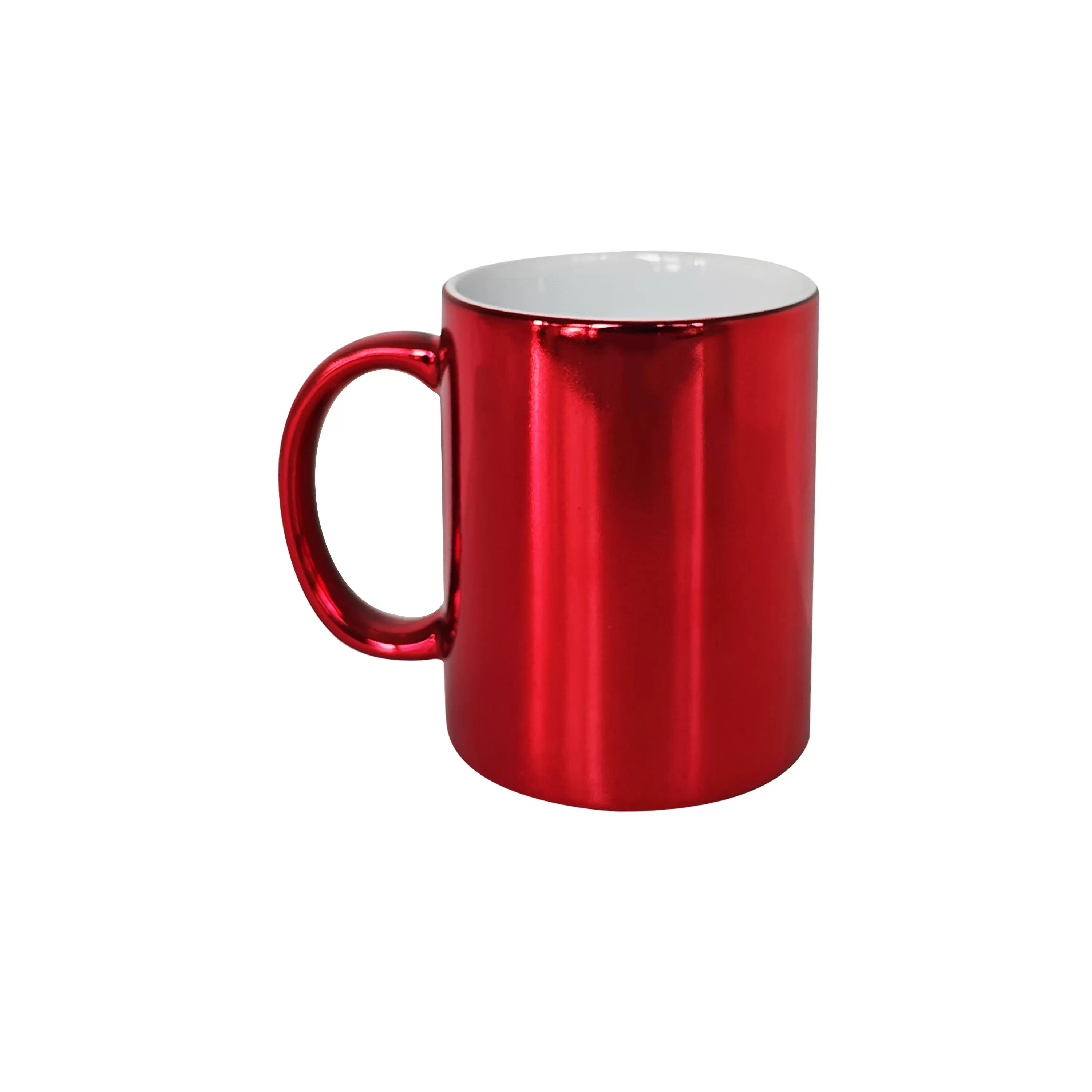 11oz metallic mug,red