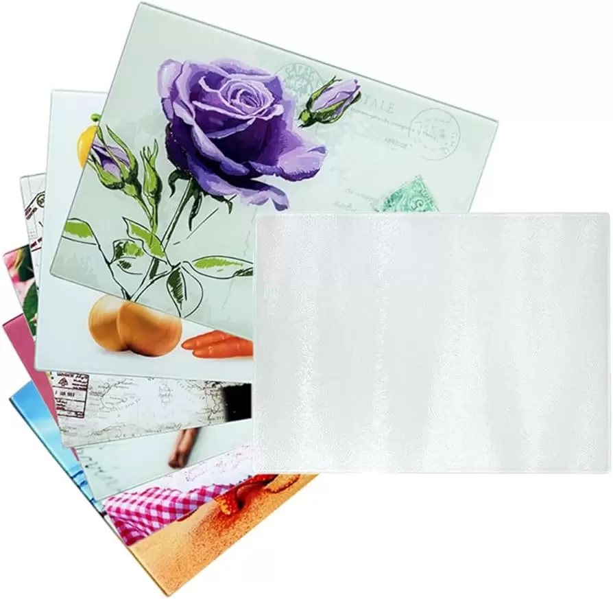 Tempered glass cutting board 39cmx 30cm  sublimation