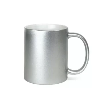 11oz pearl finish sublimation mug,silver