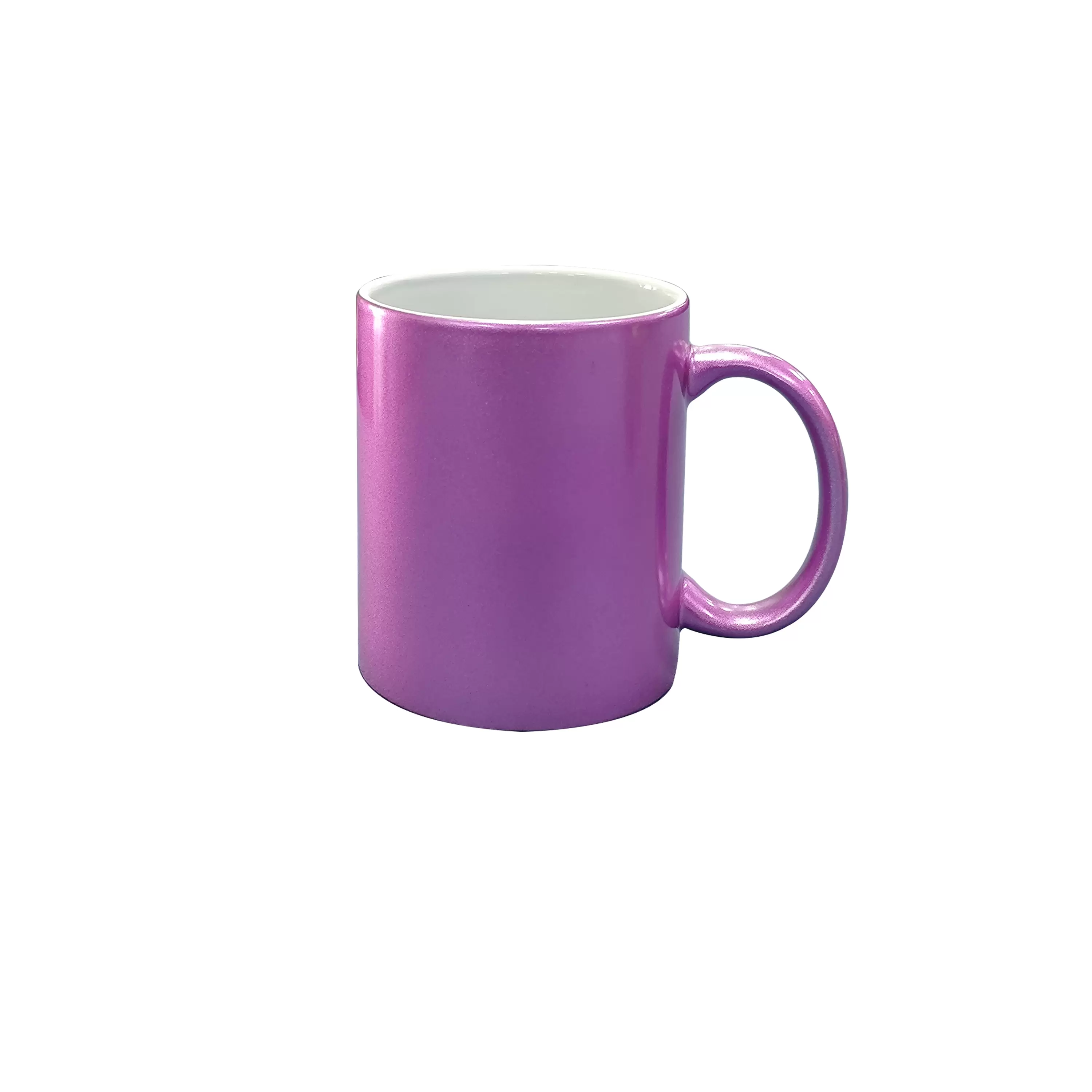 11oz pearl finish sublimation mug,pink