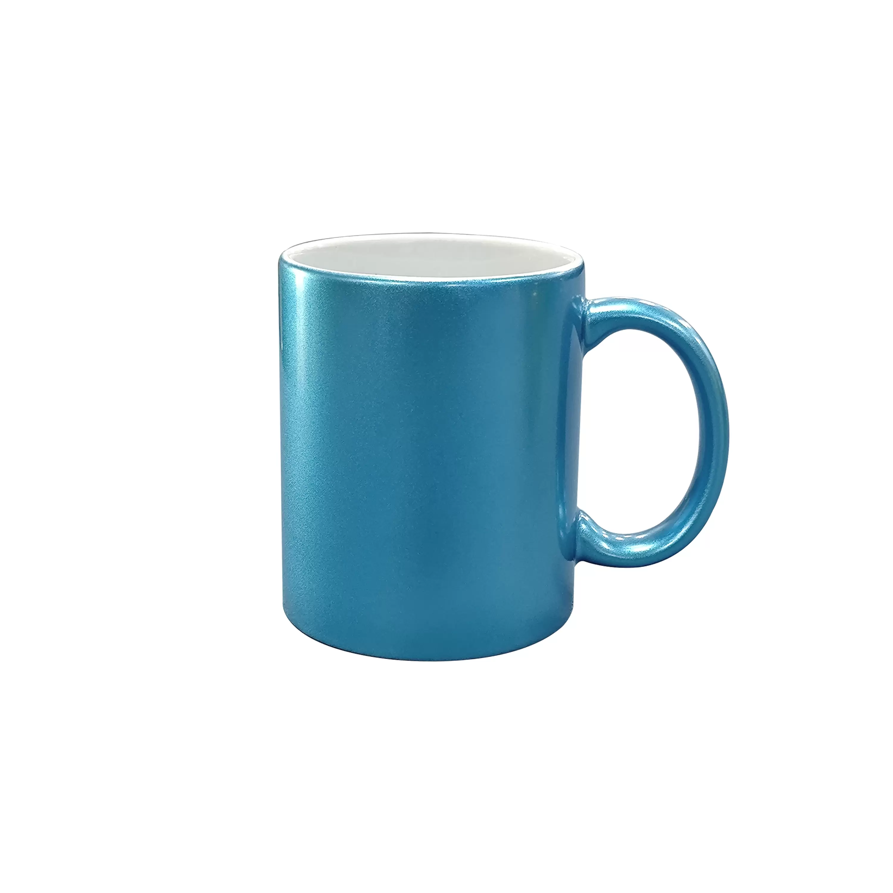 11oz pearl finish sublimation mug,light blue