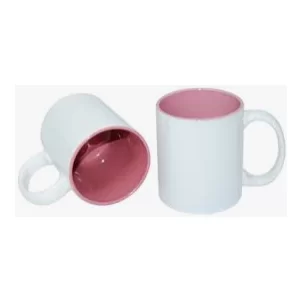 11oz pink(Pantone508c)colored inside sublimation mug