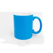 11oz neon blue mug for CO2 laser engrave
