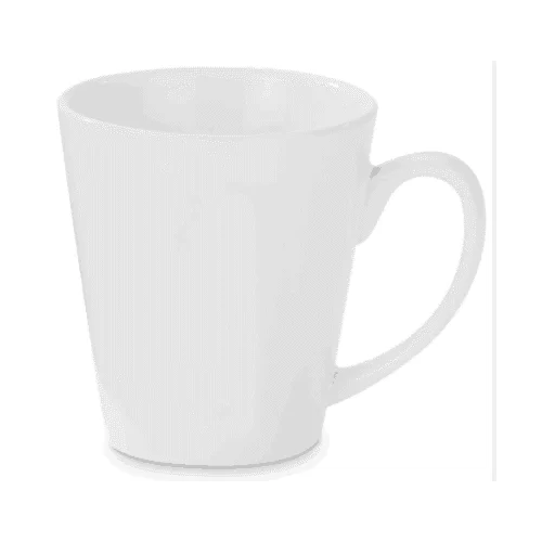 12oz small latte mug,white