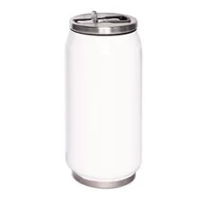 500ml Stainless steel coke can,white