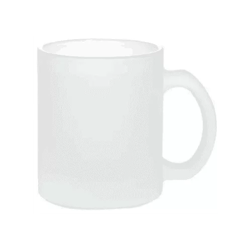 11oz frosted sublimation glass mug