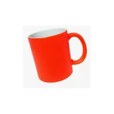 11oz neon red mug for CO2 laser engrave