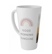17oz big latte sublimation mug,white