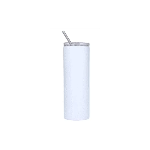 20oz insulated stainless steel flask,white